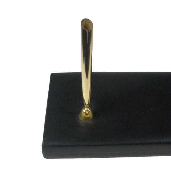 Charles Underwood NO PENS Double Desk Set 10 X 4 Inch British Lamb Black - Picture 2 of 8